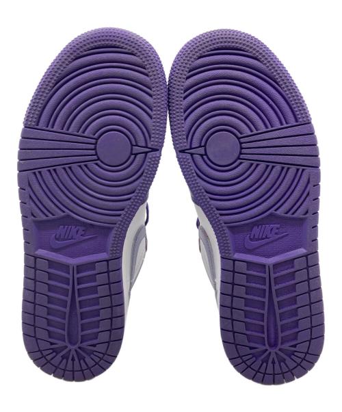 NIKE（ナイキ）NIKE (ナイキ) AIR JORDAN1 パープル×ホワイト サイズ:22.5の古着・服飾アイテム