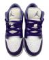 中古・古着 NIKE (ナイキ) AIR JORDAN1 パープル×ホワイト サイズ:22.5：7000円