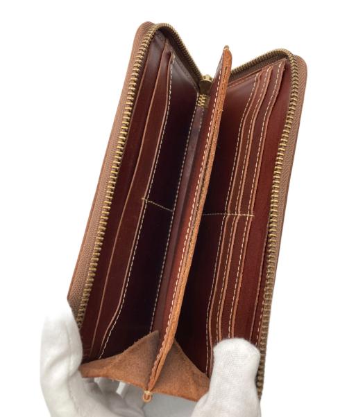 L（エル）L (エル) 長財布 ブラウンの古着・服飾アイテム