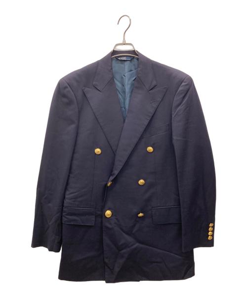 POLO RALPH LAUREN（ポロ・ラルフローレン）POLO RALPH LAUREN (ポロ・ラルフローレン) 金釦ダブルジャケット ネイビー サイズ:A6の古着・服飾アイテム