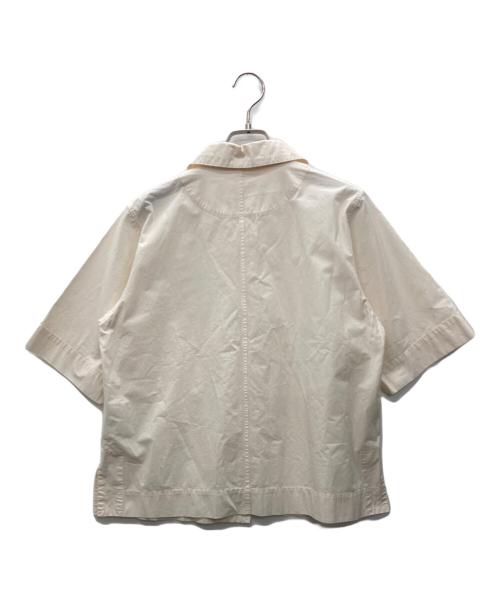 MHL（エムエイチエル）MHL (エムエイチエル) オープンカラー半袖シャツ アイボリー サイズ:2の古着・服飾アイテム