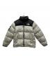 THE NORTH FACE（ザ ノース フェイス）の古着「Paper Print Nuptse Jacket」｜ライトグレー