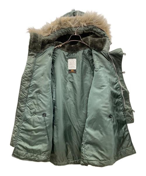 ALPHA（アルファ）ALPHA (アルファ) フライトジャケット オリーブ サイズ:Lの古着・服飾アイテム