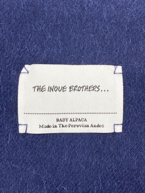 THE INOUE BROTHERS（イノウエブラザーズ）THE INOUE BROTHERS (イノウエブラザーズ) マフラー ネイビーの古着・服飾アイテム