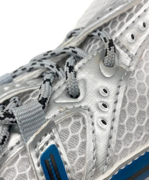 asics（アシックス）asics (アシックス) GEL-NIMBUS 10.1 シルバー×ブルー サイズ:26.5の古着・服飾アイテム