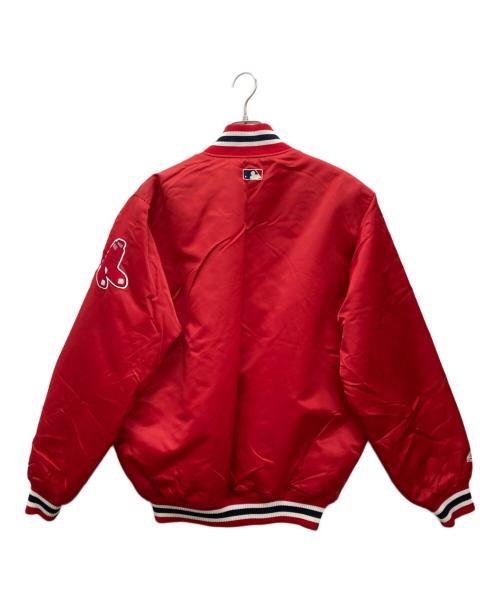 Majestic MLB（マジェスティック）Majestic MLB (マジェスティック) スタジャン レッド サイズ:Sの古着・服飾アイテム