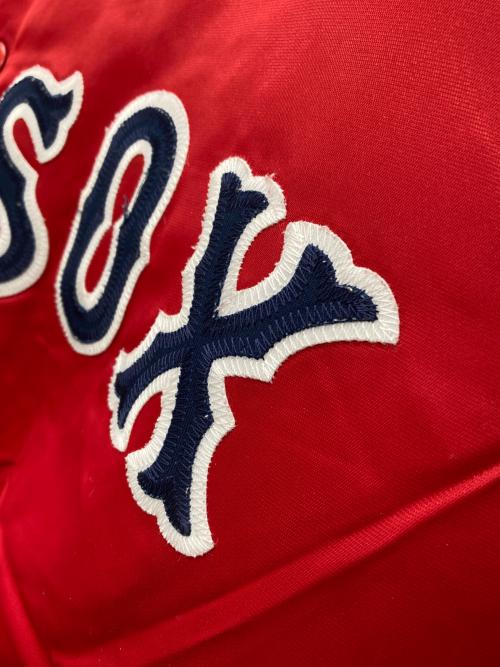 Majestic MLB（マジェスティック）Majestic MLB (マジェスティック) スタジャン レッド サイズ:Sの古着・服飾アイテム