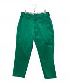 BEDWIN & the heartbreakers×Dickiesベドウィンアンドザ ハートブレイカーズ×ディッキーズ）の古着「9/L DICKIES T/C PANTS “JESSEE”」｜グリーン