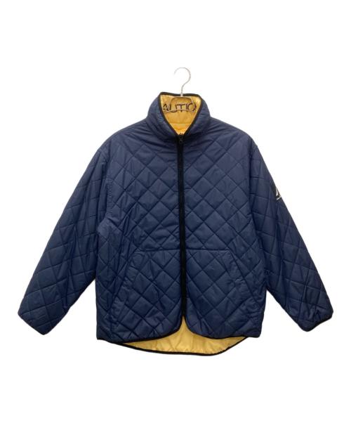 NAUTICA（ノーティカ）NAUTICA (ノーティカ) キルティングジャケット ネイビー×イエロー サイズ:Sの古着・服飾アイテム