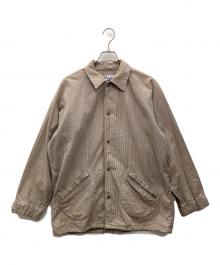 POST OVERALLS（ポストオーバーオールズ）の古着「コーチジャケット」｜チャコールグレー