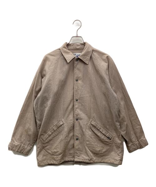 POST OVERALLS（ポストオーバーオールズ）POST OVERALLS (ポストオーバーオールズ) コーチジャケット チャコールグレー サイズ:Sの古着・服飾アイテム