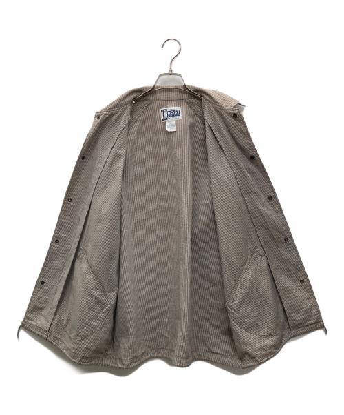POST OVERALLS（ポストオーバーオールズ）POST OVERALLS (ポストオーバーオールズ) コーチジャケット チャコールグレー サイズ:Sの古着・服飾アイテム