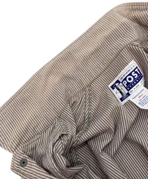 POST OVERALLS（ポストオーバーオールズ）POST OVERALLS (ポストオーバーオールズ) コーチジャケット チャコールグレー サイズ:Sの古着・服飾アイテム