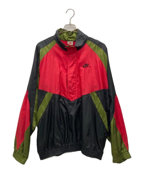 NIKE（ナイキ）NIKE (ナイキ) 90’sジャケット レッド×グリーン サイズ:Lの古着・服飾アイテム