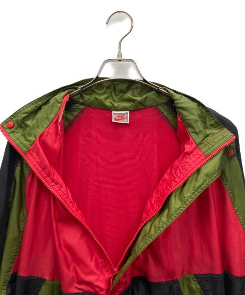 NIKE（ナイキ）NIKE (ナイキ) 90’sジャケット レッド×グリーン サイズ:Lの古着・服飾アイテム