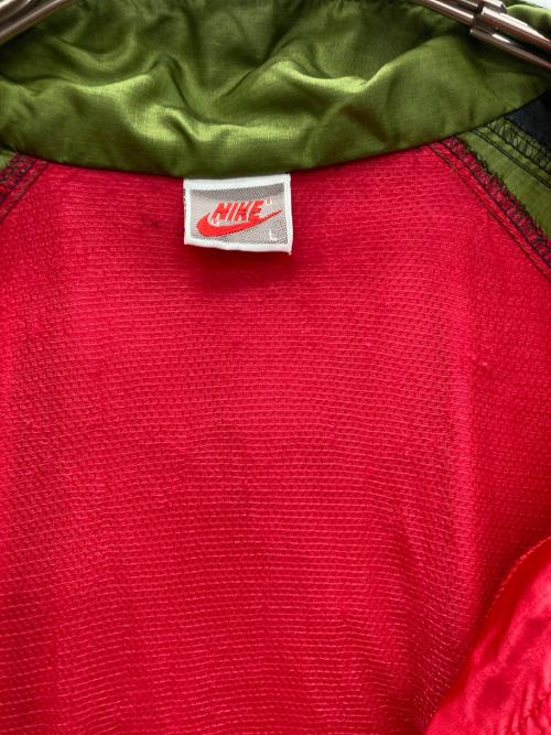 NIKE（ナイキ）NIKE (ナイキ) 90’sジャケット レッド×グリーン サイズ:Lの古着・服飾アイテム