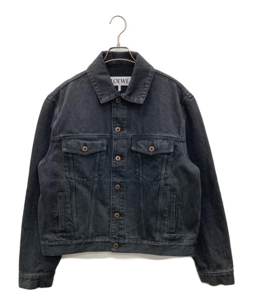 LOEWE（ロエベ）LOEWE (ロエベ) アナグラム ジャケット（デニム） ブラック サイズ:48の古着・服飾アイテム