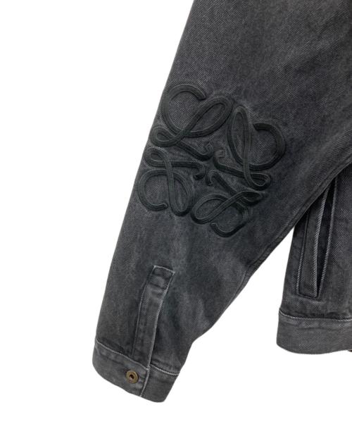 LOEWE（ロエベ）LOEWE (ロエベ) アナグラム ジャケット（デニム） ブラック サイズ:48の古着・服飾アイテム
