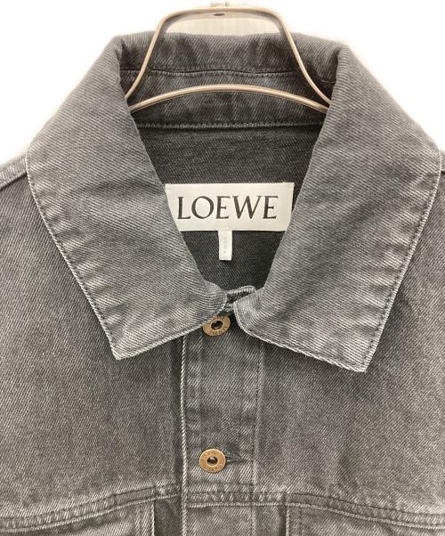 LOEWE（ロエベ）LOEWE (ロエベ) アナグラム ジャケット（デニム） ブラック サイズ:48の古着・服飾アイテム
