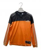 adidas × ALEXANDER WANGアディダス × アレキサンダーワン）の古着「長袖Tシャツ」｜ブラック×オレンジ