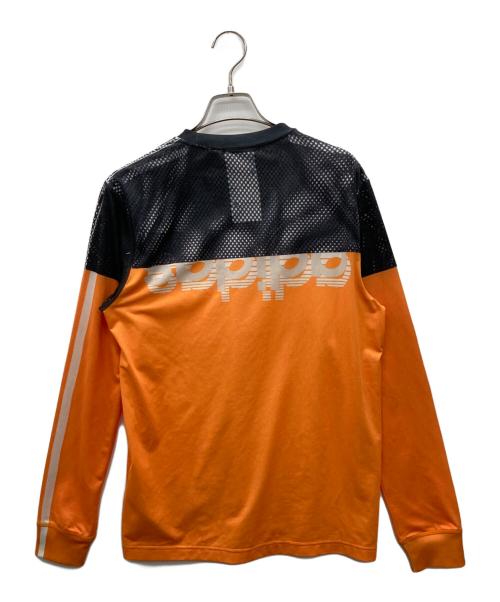 adidas × ALEXANDER WANG（アディダス × アレキサンダーワン）ADIDAS × ALEXANDER WANG (アディダス × アレキサンダーワン) 長袖Tシャツ ブラック×オレンジ サイズ:XSの古着・服飾アイテム