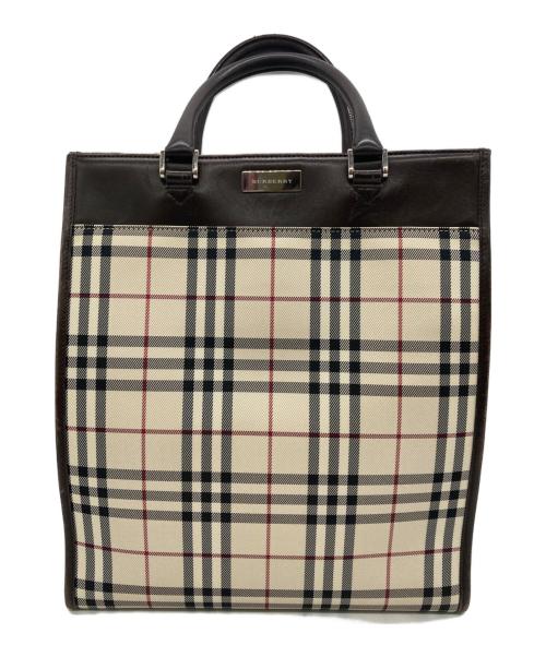 BURBERRY（バーバリー）BURBERRY (バーバリー) ノヴァチェックキャンバストートの古着・服飾アイテム