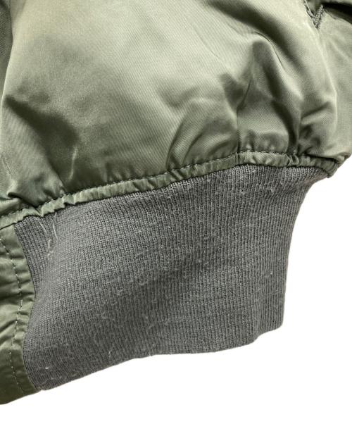 ALPHA（アルファ）ALPHA (アルファ) MA-1ジャケット グリーン サイズ:Lの古着・服飾アイテム