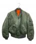 ALPHA（アルファ）の古着「MA-1ジャケット」｜グリーン