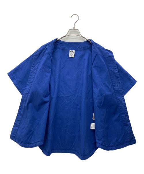 NIKE（ナイキ）NIKE (ナイキ) ベースボールシャツ ブルー サイズ:ＸＬの古着・服飾アイテム