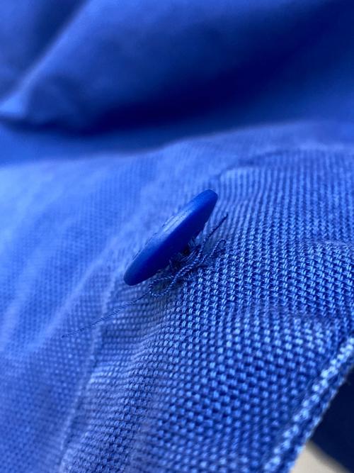 NIKE（ナイキ）NIKE (ナイキ) ベースボールシャツ ブルー サイズ:ＸＬの古着・服飾アイテム