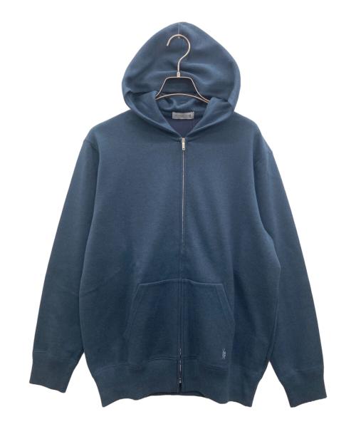 MACKINTOSH LONDON（マッキントッシュ ロンドン）MACKINTOSH LONDON (マッキントッシュ ロンドン) ウールコットンニットボンディングパーカー ネイビー サイズ:L 未使用品の古着・服飾アイテム