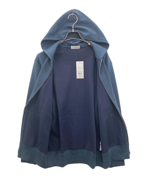 MACKINTOSH LONDON（マッキントッシュ ロンドン）MACKINTOSH LONDON (マッキントッシュ ロンドン) ウールコットンニットボンディングパーカー ネイビー サイズ:L 未使用品の古着・服飾アイテム