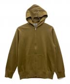 MACKINTOSH LONDONマッキントッシュ ロンドン）の古着「ウールコットンニットボンディングパーカー」｜カーキ