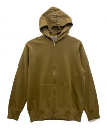 MACKINTOSH LONDON（マッキントッシュ ロンドン）の古着「ウールコットンニットボンディングパーカー」｜カーキ