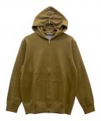 MACKINTOSH LONDONマッキントッシュ ロンドン）の古着「ウールコットンニットボンディングパーカー」｜カーキ