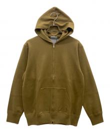 MACKINTOSH LONDON（マッキントッシュ ロンドン）の古着「ウールコットンニットボンディングパーカー」｜カーキ