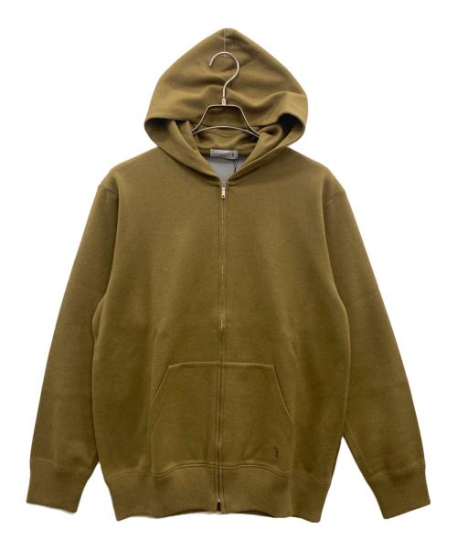 MACKINTOSH LONDON（マッキントッシュ ロンドン）MACKINTOSH LONDON (マッキントッシュ ロンドン) ウールコットンニットボンディングパーカー カーキ サイズ:L 未使用品の古着・服飾アイテム