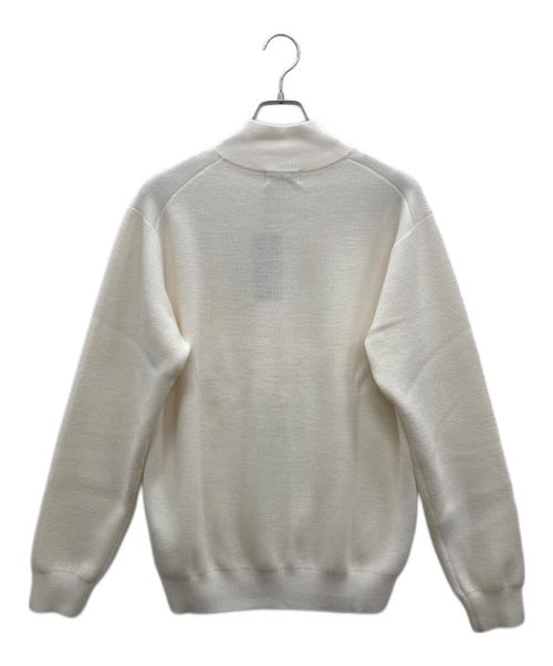 MACKINTOSH LONDON（マッキントッシュ ロンドン）MACKINTOSH LONDON (マッキントッシュ ロンドン) 14ゲージダブルフェイスフルジップアップニット アイボリー サイズ:L 未使用品の古着・服飾アイテム