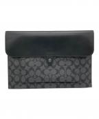 COACHコーチ）の古着「クラッチバッグ」｜ブラック