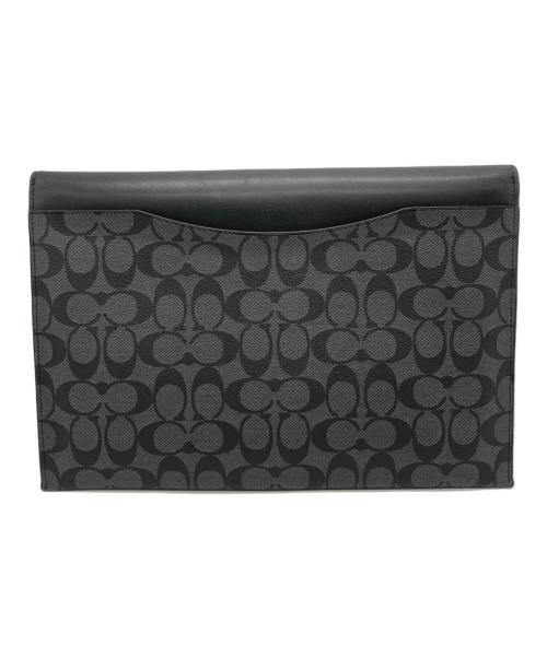 COACH（コーチ）COACH (コーチ) クラッチバッグ ブラックの古着・服飾アイテム