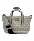 JIMMY CHOOジミーチュウ）の古着「 PIMLICO/S MINI U EMG」｜アイボリー