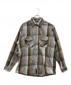 FIVE BROTHERファイブブラザー）の古着「ヘビーフランネルシャツ」｜グレー
