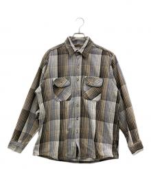 FIVE BROTHER（ファイブブラザー）の古着「ヘビーフランネルシャツ」｜グレー
