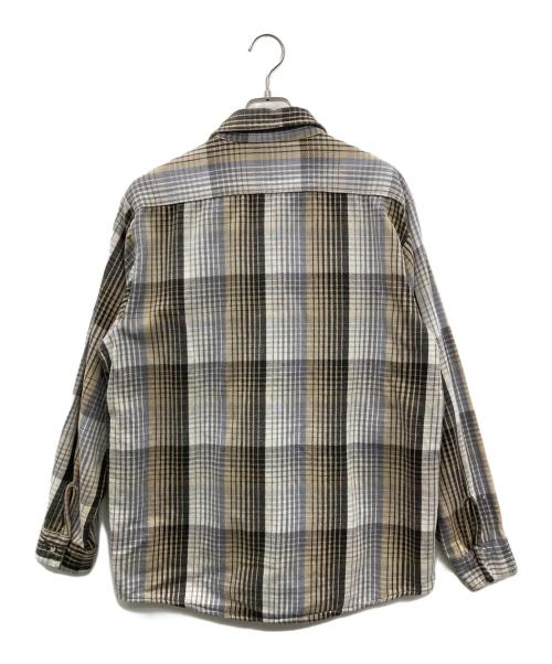 FIVE BROTHER（ファイブブラザー）FIVE BROTHER (ファイブブラザー) ヘビーフランネルシャツ グレー サイズ:Lの古着・服飾アイテム