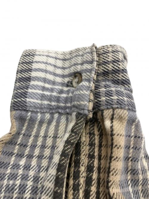 FIVE BROTHER（ファイブブラザー）FIVE BROTHER (ファイブブラザー) ヘビーフランネルシャツ グレー サイズ:Lの古着・服飾アイテム