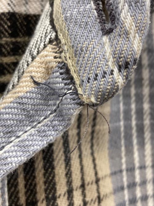 FIVE BROTHER（ファイブブラザー）FIVE BROTHER (ファイブブラザー) ヘビーフランネルシャツ グレー サイズ:Lの古着・服飾アイテム