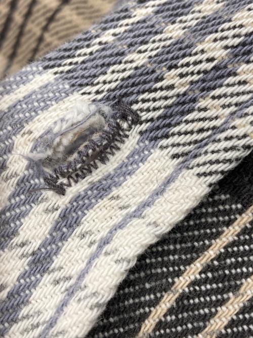 FIVE BROTHER（ファイブブラザー）FIVE BROTHER (ファイブブラザー) ヘビーフランネルシャツ グレー サイズ:Lの古着・服飾アイテム