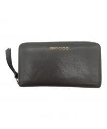 JIMMY CHOO（ジミーチュウ）の古着「スタースタッズラウンドファスナー財布」
