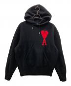 AMI PARISアミ パリス）の古着「ニット」｜ブラック