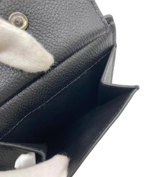 COACH（コーチ）COACH (コーチ) スムース カーフ レザー コイン ウォレット ブラックの古着・服飾アイテム